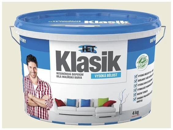 Barva interiér Het Klasik bílá /4 kg
