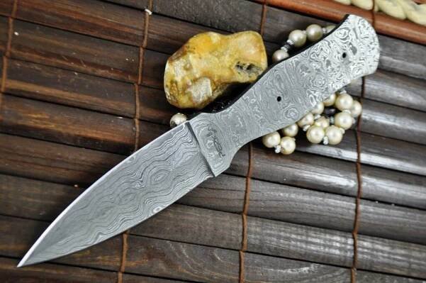 Damascus Steel Blank Blade - 9 inches - BL3 - Forge X Crafters