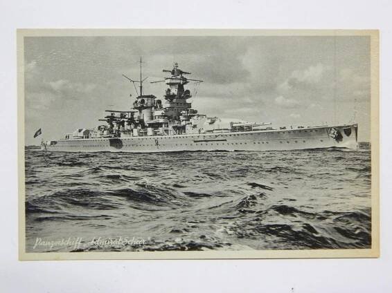 němečtí vojáci - křižník Admiral Scheer - propaganda - čistá | Aukro