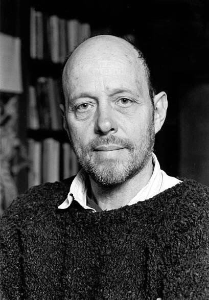 James C. Scott in a black-and-white portrait, looking directly at the camera.