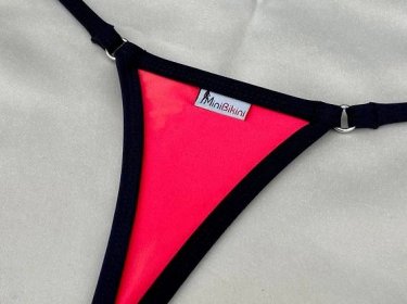Mini Bikini Set - Red/Black Extreme Micro Mini Bikini Thong G-string Bathing Swimsuit Black Friday
