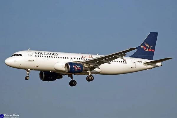 Airbus A320 společnosti Air Cairo. Foto: Pieter van Marion from Netherlands / CC BY-SA