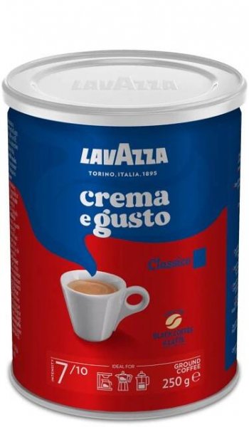 Lavazza Crema E Gusto Classico Pražená mletá káva 250g