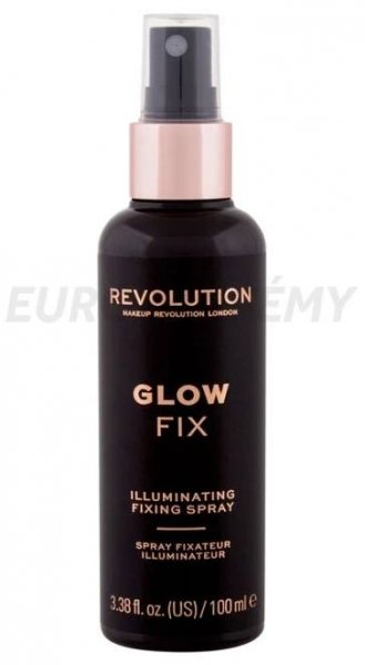 Makeup Revolution London Glow Fix Illuminating Fixing Spray fixátor make-upu - EUROPARFEMY.cz
