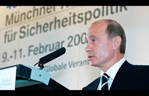 Dnes již legendární Putinův projev na Mnichovské bezpečnostní konferenci v roce 2007