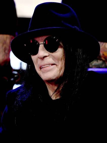 Mick Mars at a press conference with Motley Crue Def Leppard and Poison announcing their 2020 Stadium Tour on December 04, 2019.