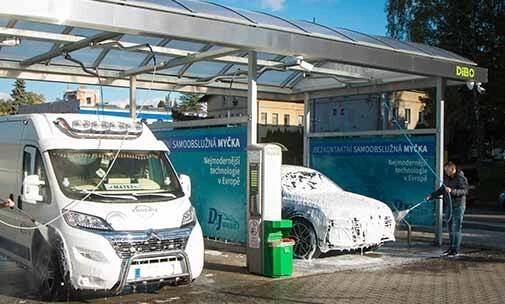 Samoobslužné myčky aut | DiBO