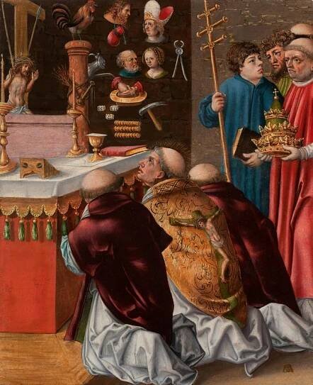 Lucas Cranach st. - dílna - Mše sv. Řehoře