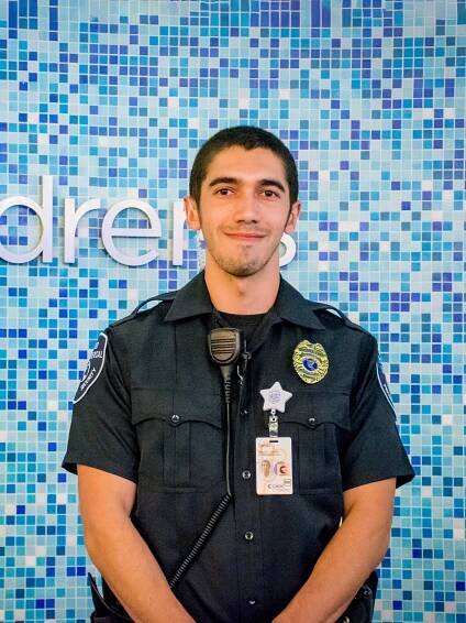 CHOC patient turned CHOC security dispatcher Daniel Davis