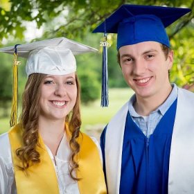 Cap and Gown Senior Pictures - how to have some fun with the traditional 19