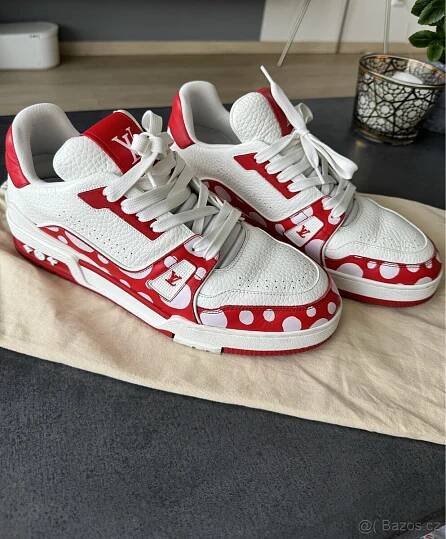 Louis Vuitton x Yayoi Kusama - White Red boty velikost 42 - Praha 4