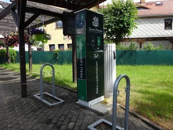 Nabíjecí stanice pro elektrokola Rammenau