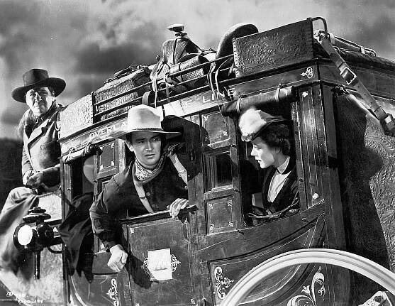 Přepadení - Z filmu - George Bancroft, John Wayne, Tom Tyler
