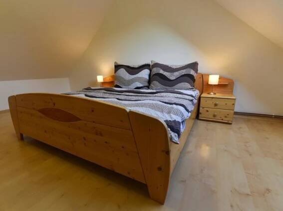 Dvoupodlažní apartmán - ložnice v podkroví