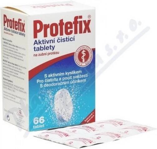 Protefix Aktivní čistící tab.na zub.protézu tbl.66