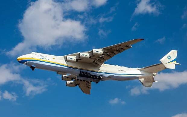 antonov an 225 mriya taking off from kyiv ukraine 1jpg
