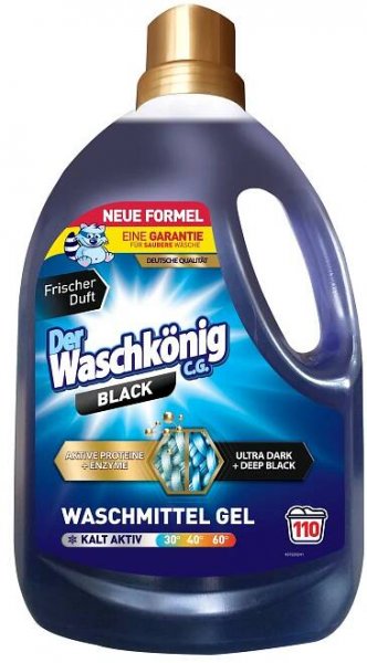 WaschKönig gel 3,305L Black 110 WL New 4260418930412
