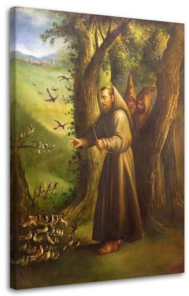 Obraz na plátně Svatý František z Assisi ✅ | Gario.cz