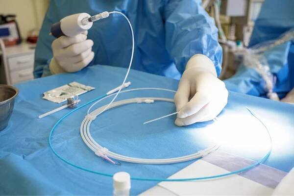 Doktor Příprava Nástroj pro žilní chirurgie — Stock obrázek