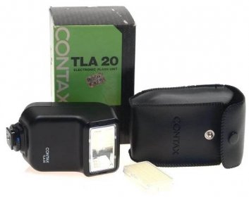 CONTAX TLA 20 ELECTRONIC FLASH BOXED PAPERS MINT