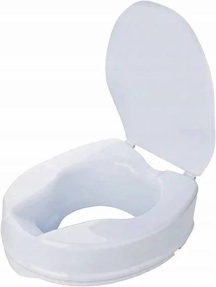 Zvýšené WC sedátko s víkem pro seniory  - Nábytek