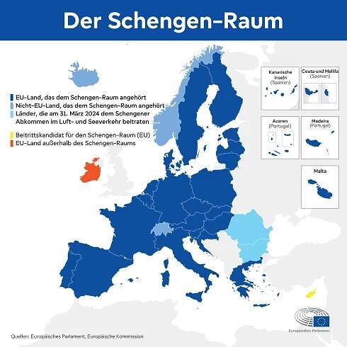 Schengen: Erweiterung des grenzfreien Raums in Europa