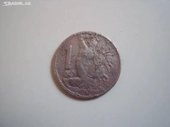 1 koruna 1922 -nálezový stav