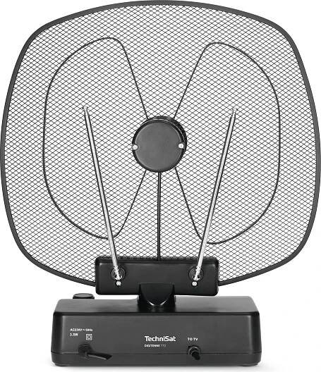 TechniSat DigiTenne TT2, Vnitřní, Černá, 5 dB, DVB-T, DVB-T2, IEC, 75 ohm