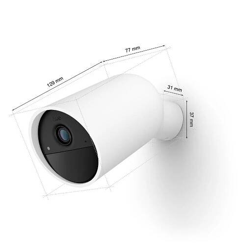 Secure battery camera