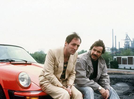 Místo činu - Přeběhlík - Z filmu - Günther Maria Halmer, Götz George