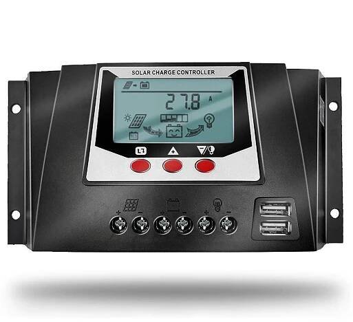Solární regulátor nabíjení 30A 12V/24V/36V/48V/Detekce napětí