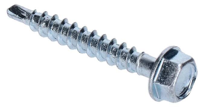 Farmářský šroub 4,8x35 mm, se zinkovým povlakem, určený k montáži plechů, střešní krytiny a jiných plechových prvků do dřevěných podkladů