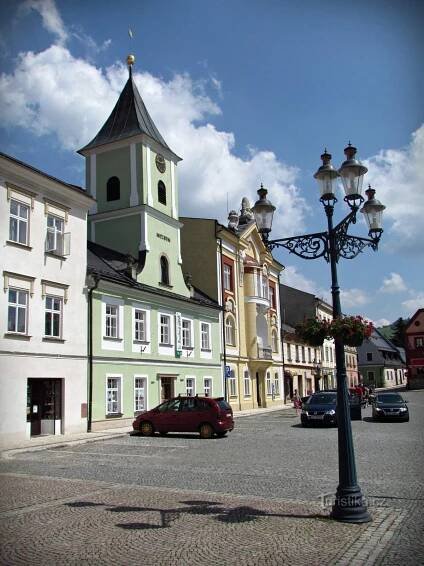 Králíky - hlavní rynek