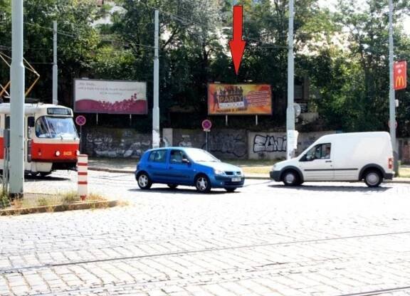 Billboard, Partyzánská / Na Zátorách, Praha 7 | Pronájem billboardů a venkovní reklamy
