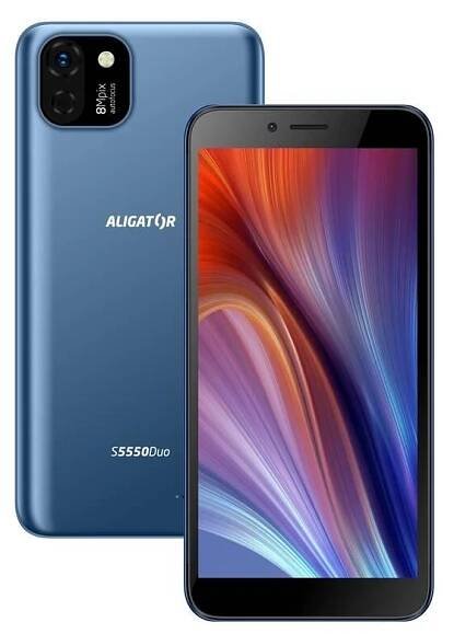 Mobilní telefon Aligator S5550 Duo modrý
