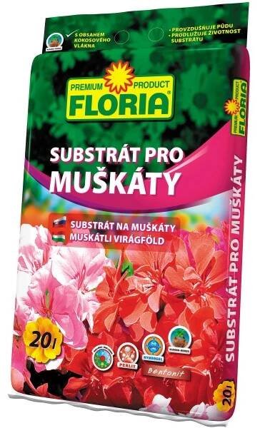 Floria Substrát pro muškáty 20 l