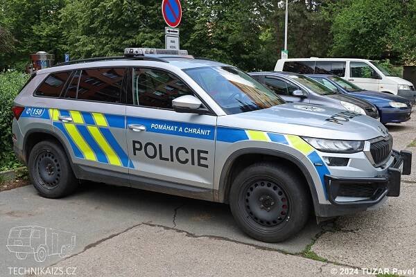PČR - OHS Kolín - Škoda Kodiaq - TECHNIKAIZS.cz