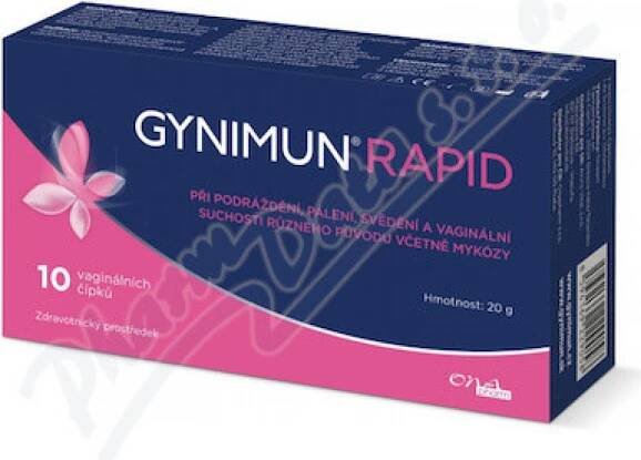 Gynimun Rapid 10 vaginálních čípků