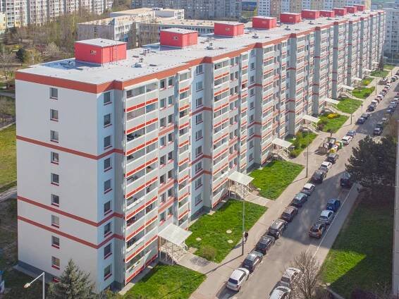 Revitalizace a zateplení panelového domu - Praha, Černý most