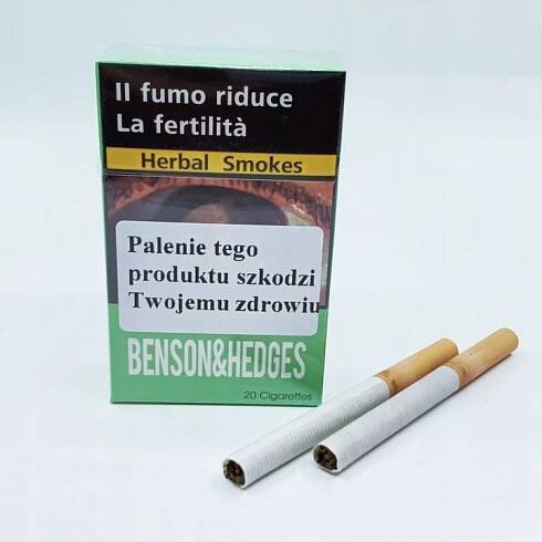 Bylinné cigarety, tabák, bez nikotinu, bez THC, 2 balíčky-40