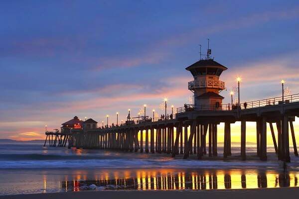Huntington Beach - Pier at Night