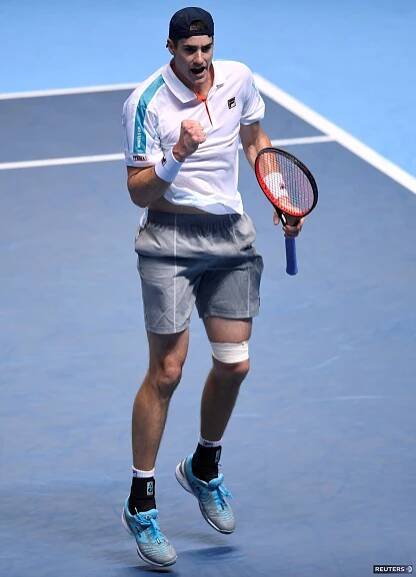 John Isner na Turnaji majstrov v Londýne.