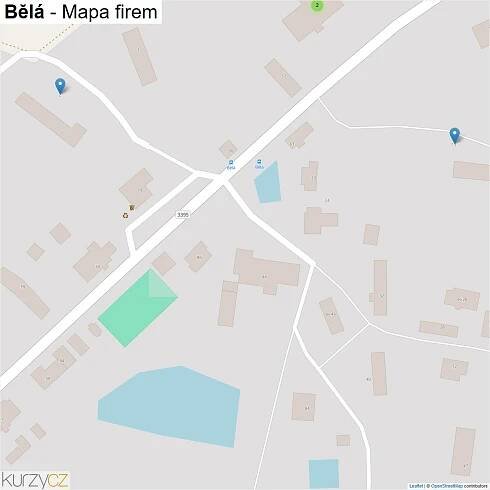 Bělá - mapy | Kurzy.cz