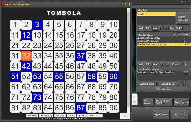 Tombola Karaoke | BINGO Kanto Karaoke