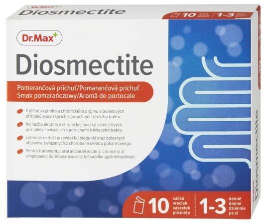 Dr. Max Diosmectite 10×3,25 g, zdravotnická pomôcka