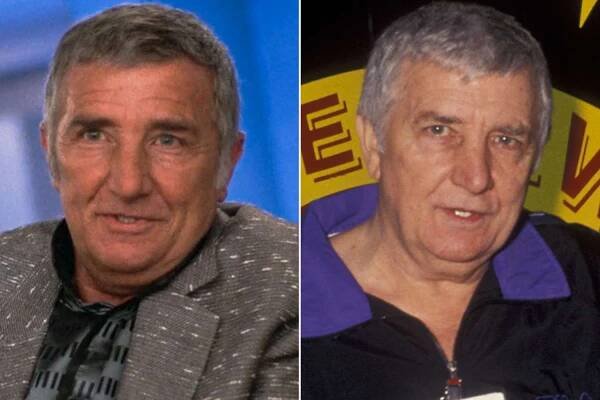 Richard Dawson as Damon Killian in 'The Running Man'; Dawson in Miami in 1994