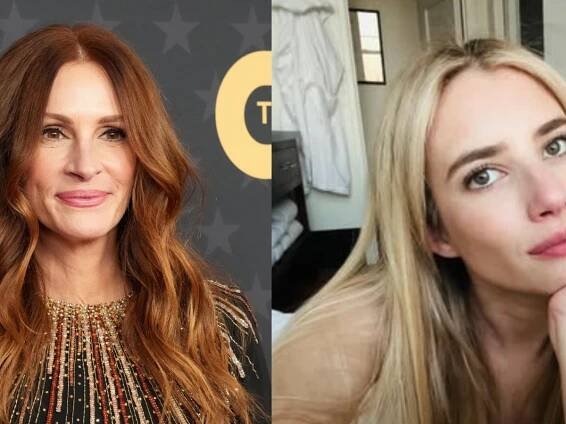Emma Roberts channels her Aunt Julia with newly dyed 'sunrise red' hair