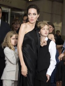  Brad and Angelina celebrate the birth of their twins Knox and Vivienne in 2008