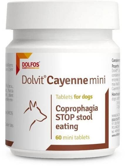 Dolfos Cayenne mini 60 tbl - stop požírání výkalů