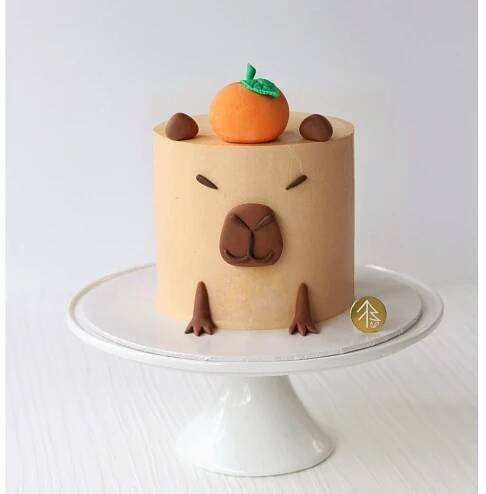 Capybara Cake 4 | Вкусные торты, Тематические торты, Вкусняшки